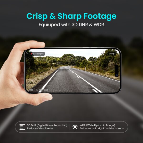 VRT 2K Dual Y Pro Dash Cam (Y Pro) - Image 3