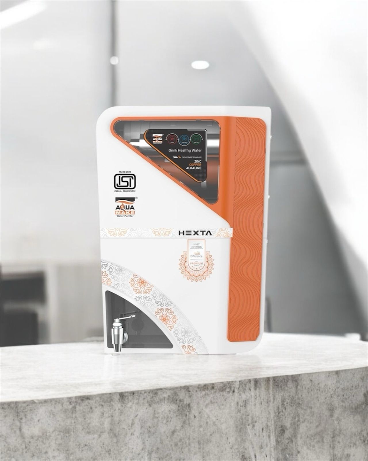 AQUA MAKE HEXTA RO+UV+AlkalineB12+Copper+Zinc+TDS Control - Image 2