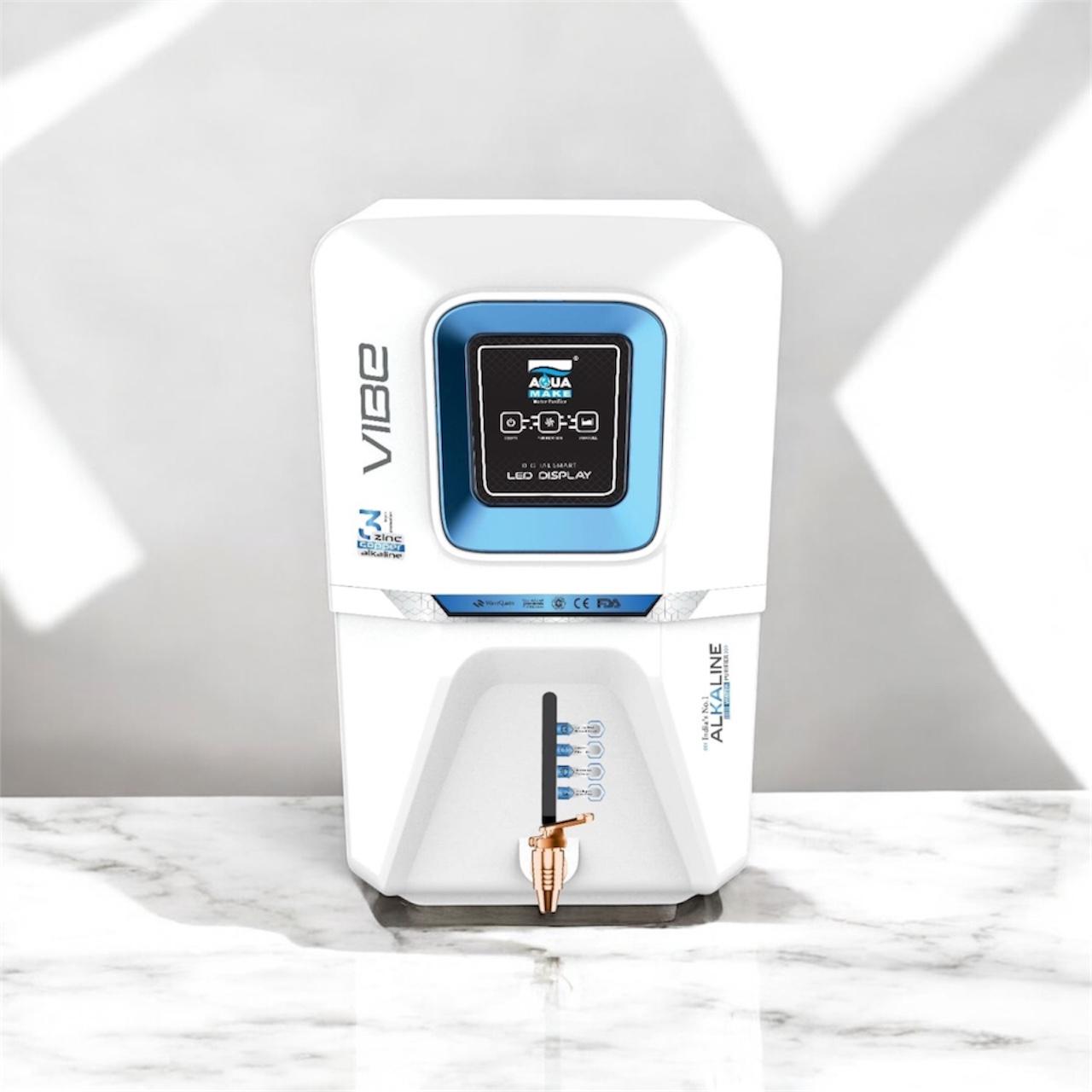 Aqua Make VIBE RO+UV+ALKALINEB12+COPPER+ZINC+TDS CONTROLAR - Image 3